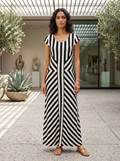 NWT NY&Co Striped Maxi Dress (org$70)