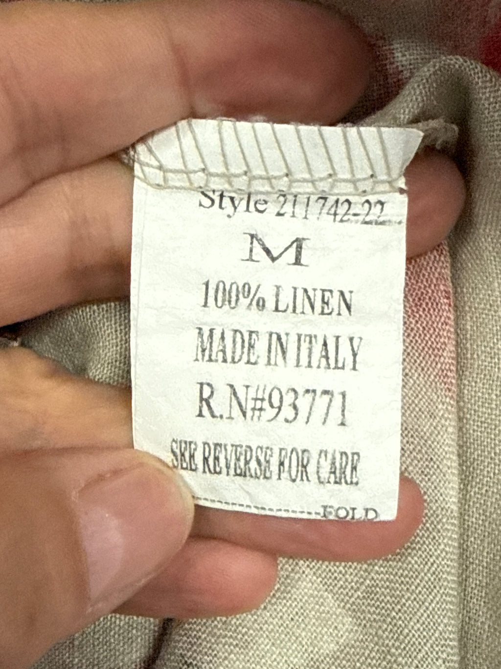 oSo Casuals Linen Sirt Dress (org$99)