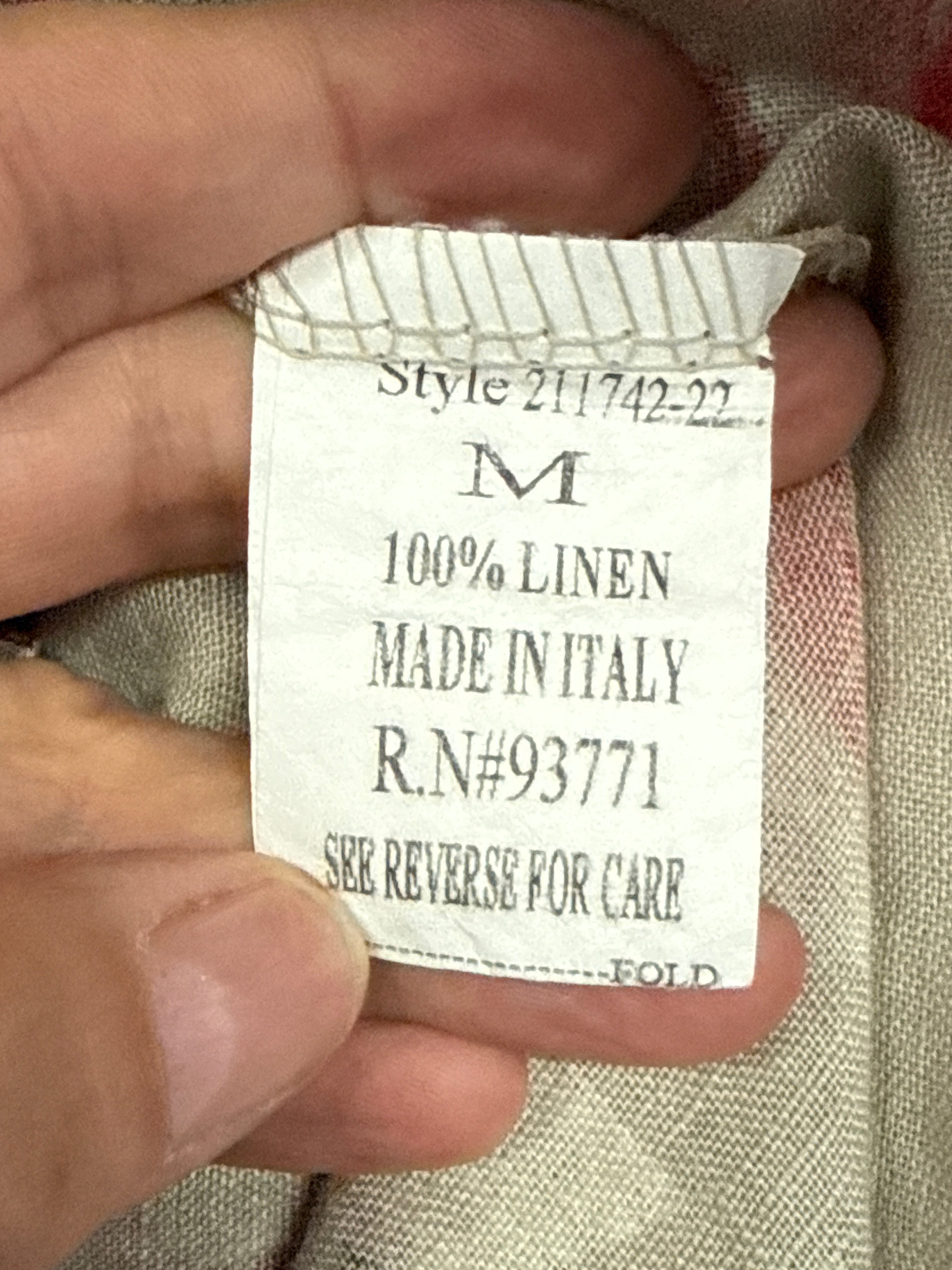 oSo Casuals Linen Sirt Dress (org$99)