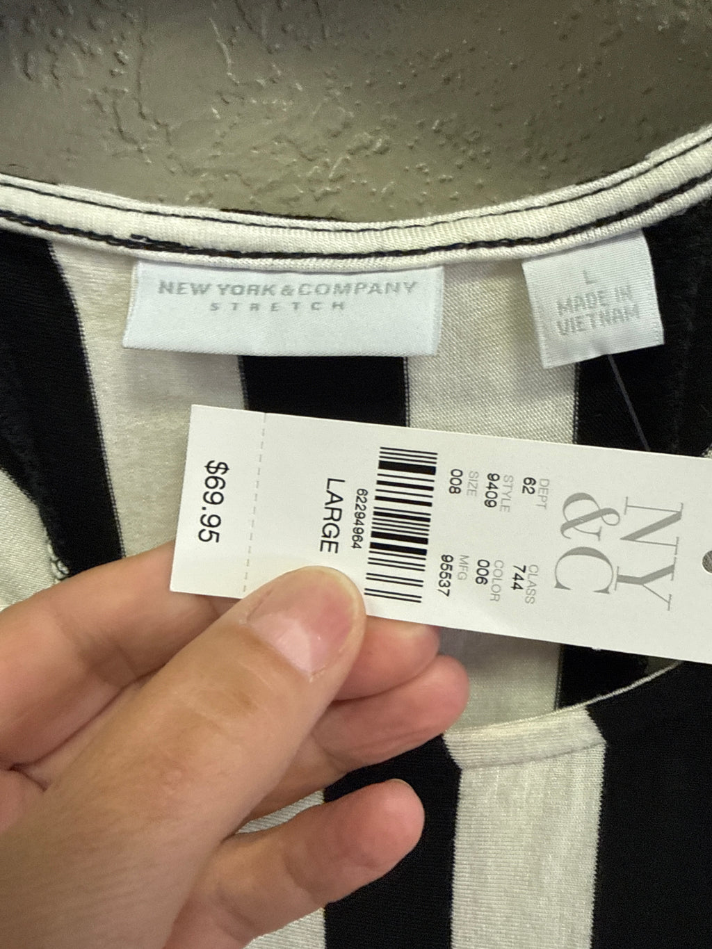 NWT NY&Co Striped Maxi Dress (org$70)