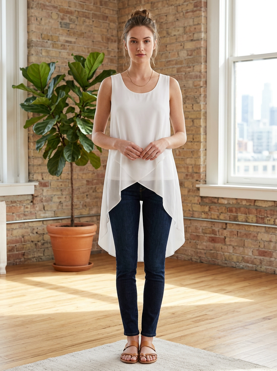 Kate & Mallory Split Front Tunic