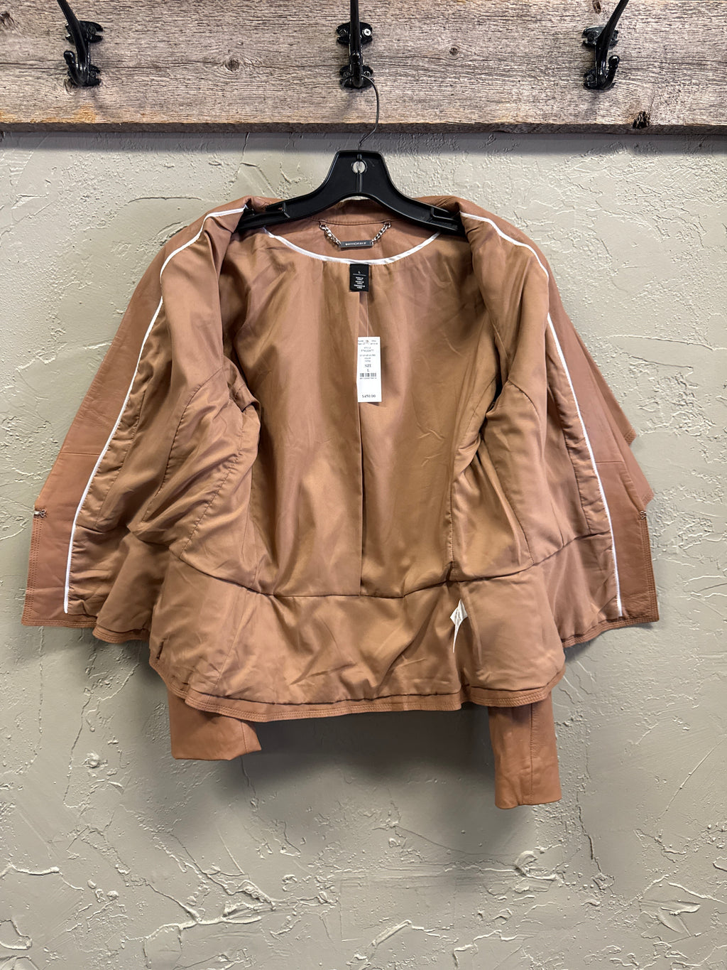 NWT WHBM Leather Jacket (org$450)