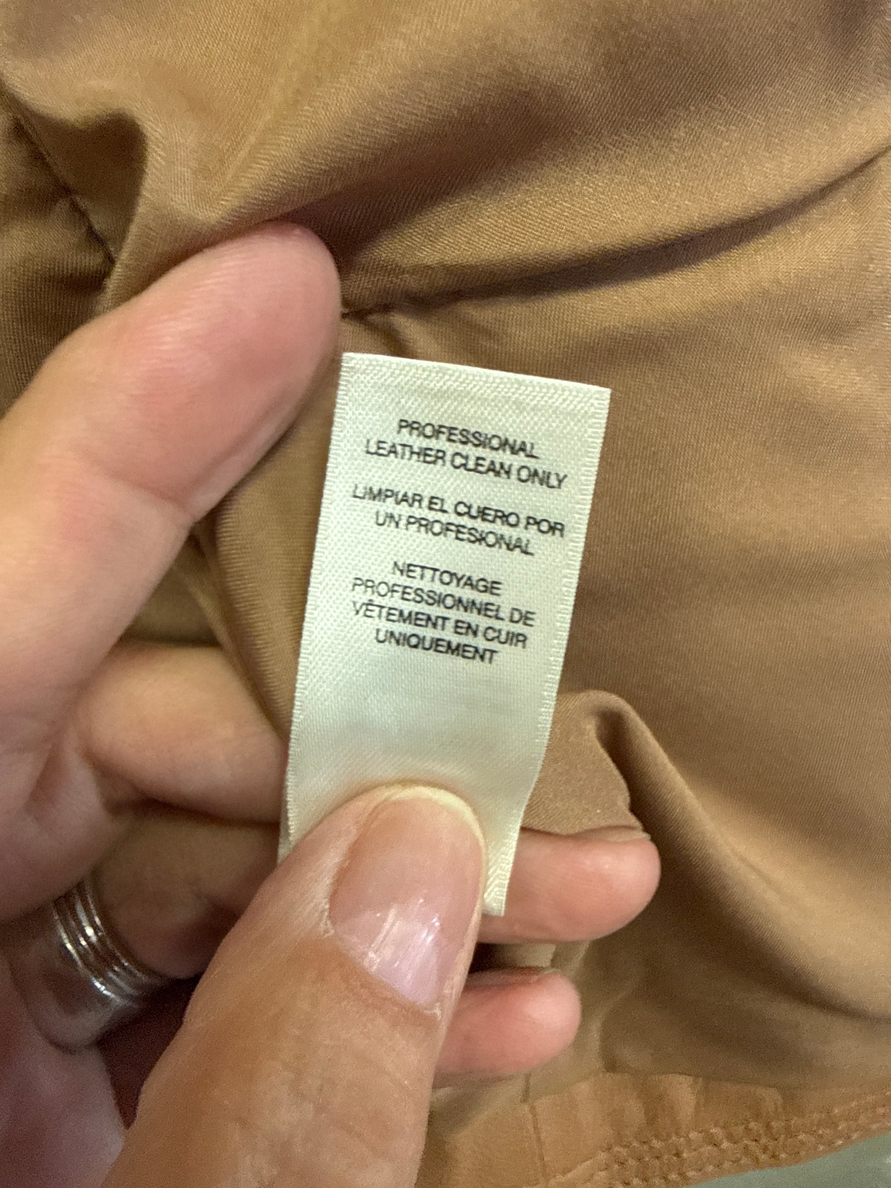 NWT WHBM Leather Jacket (org$450)