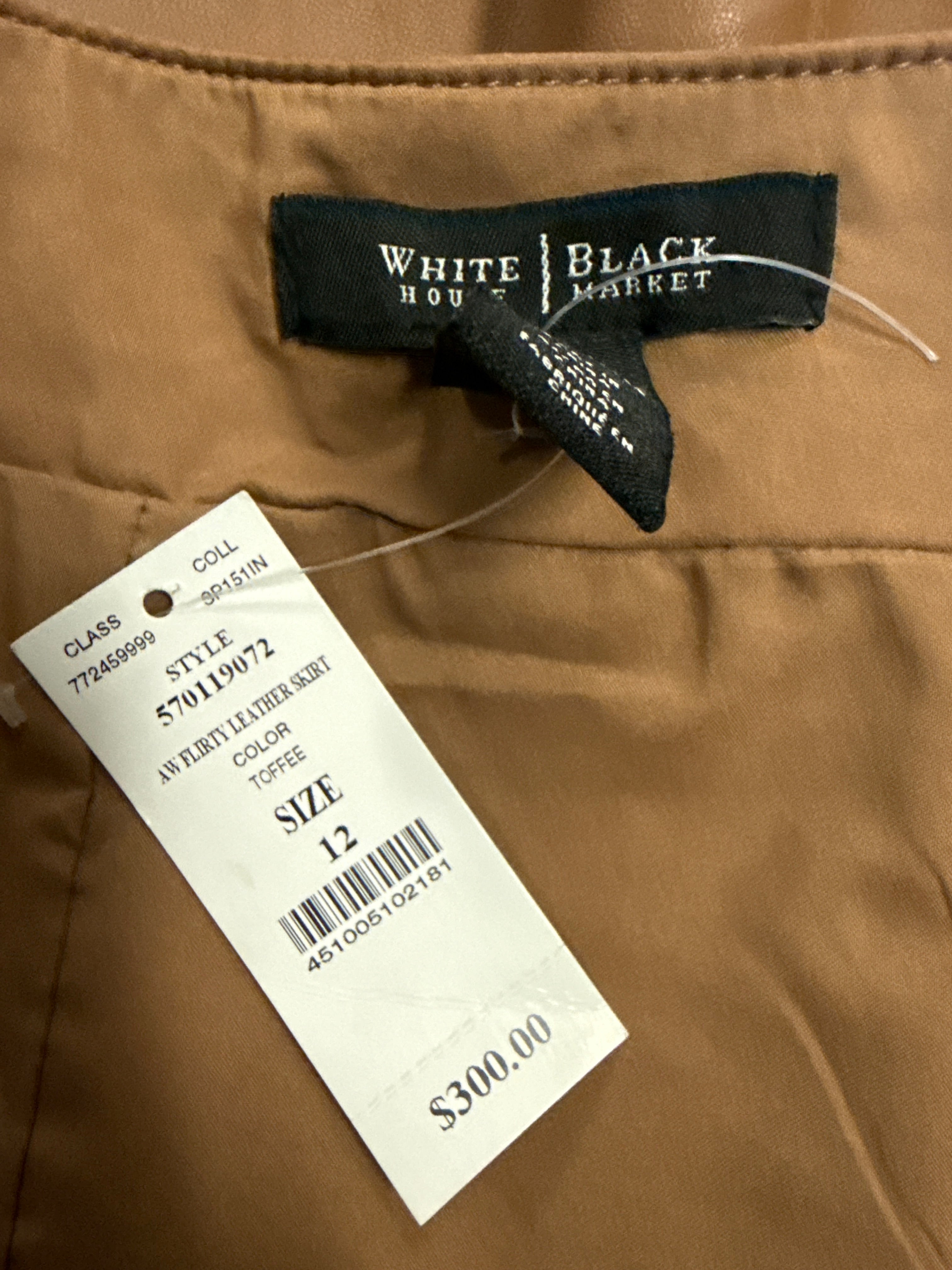 NWT WHBM Leather Skirt (org$300)