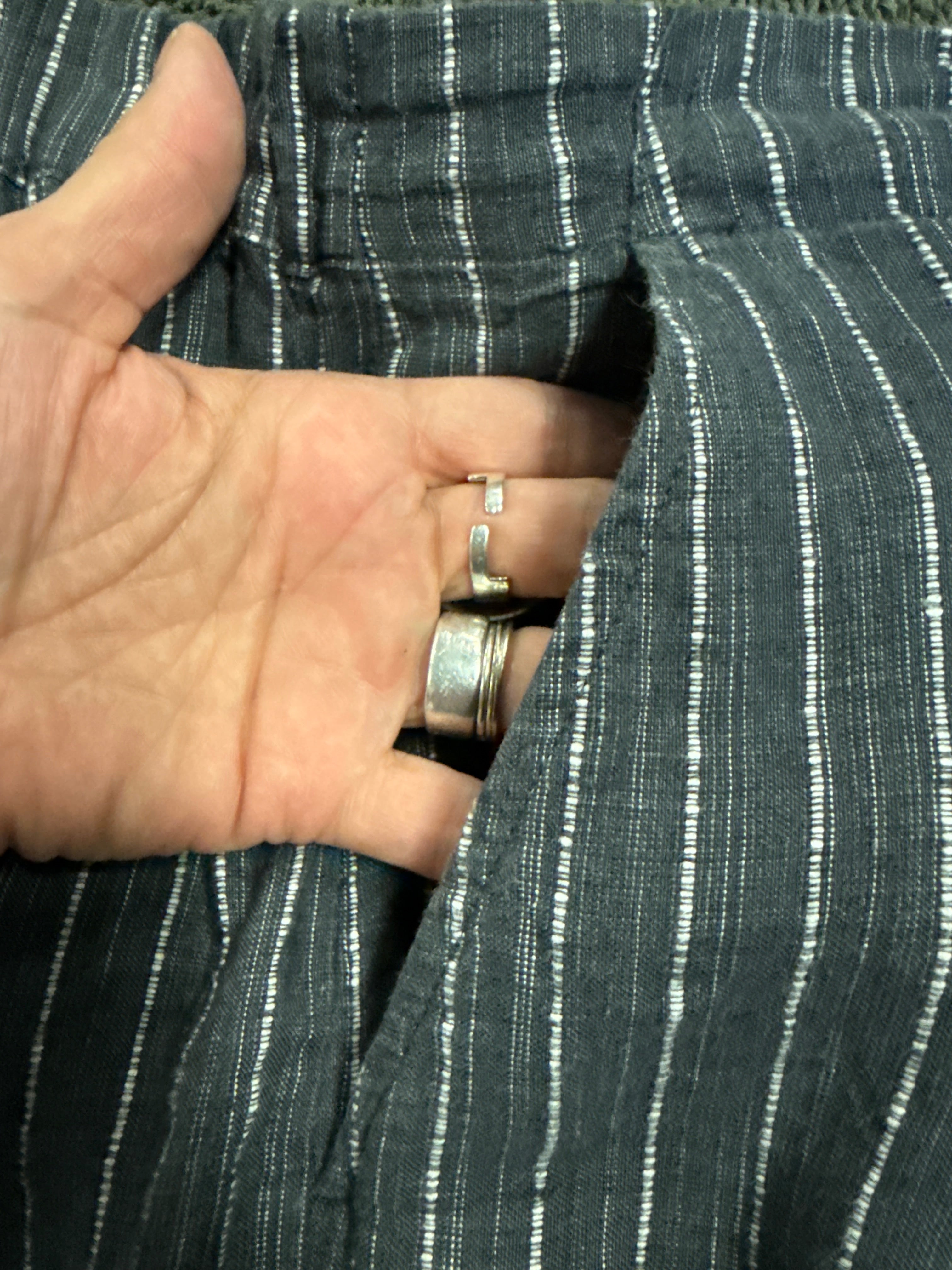 Eileen Fisher Puckered Linen Pant