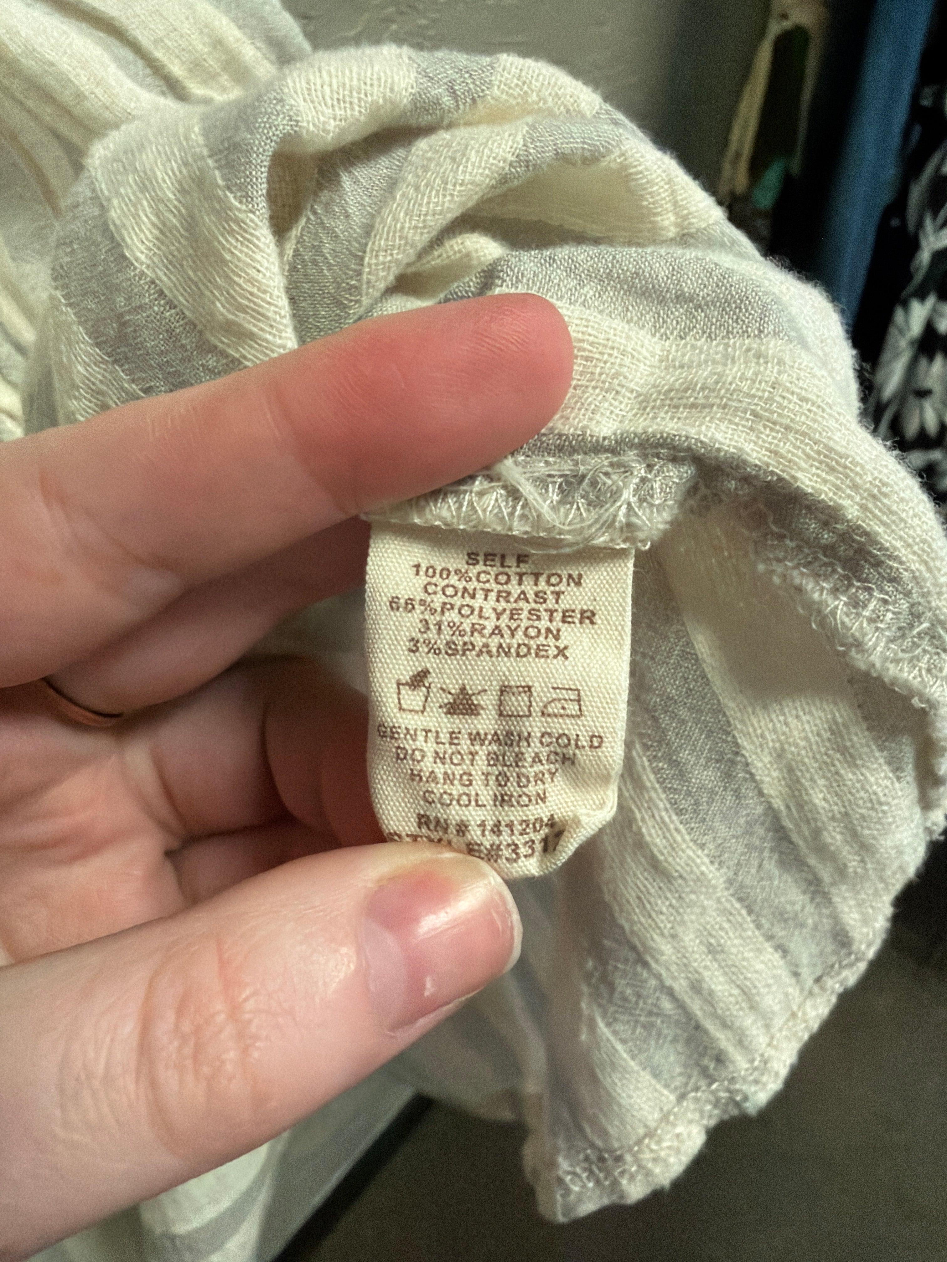 NWT Hem & Thread Cotton Top (org$55)