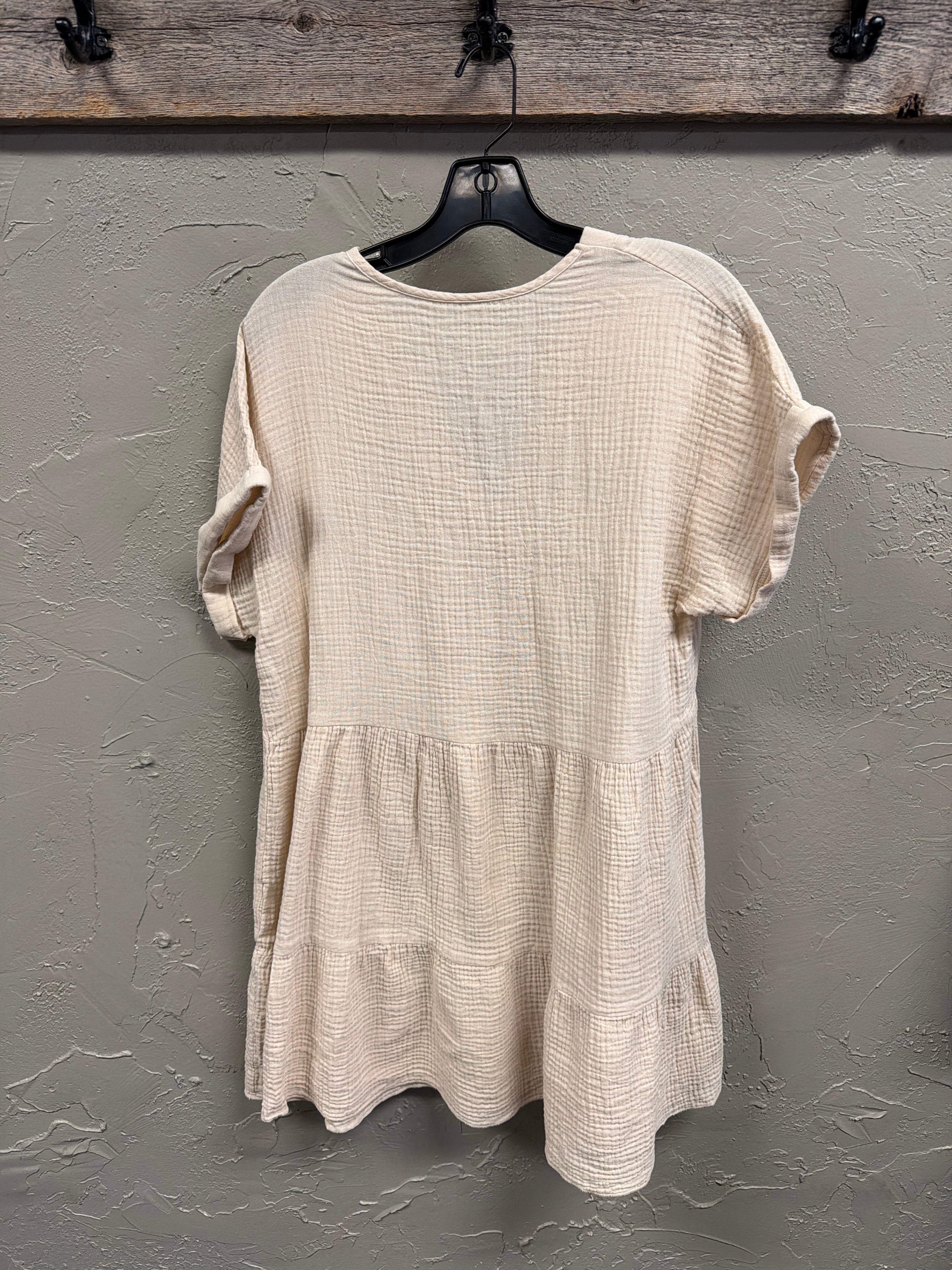 Cotton Gauze Mini Dress