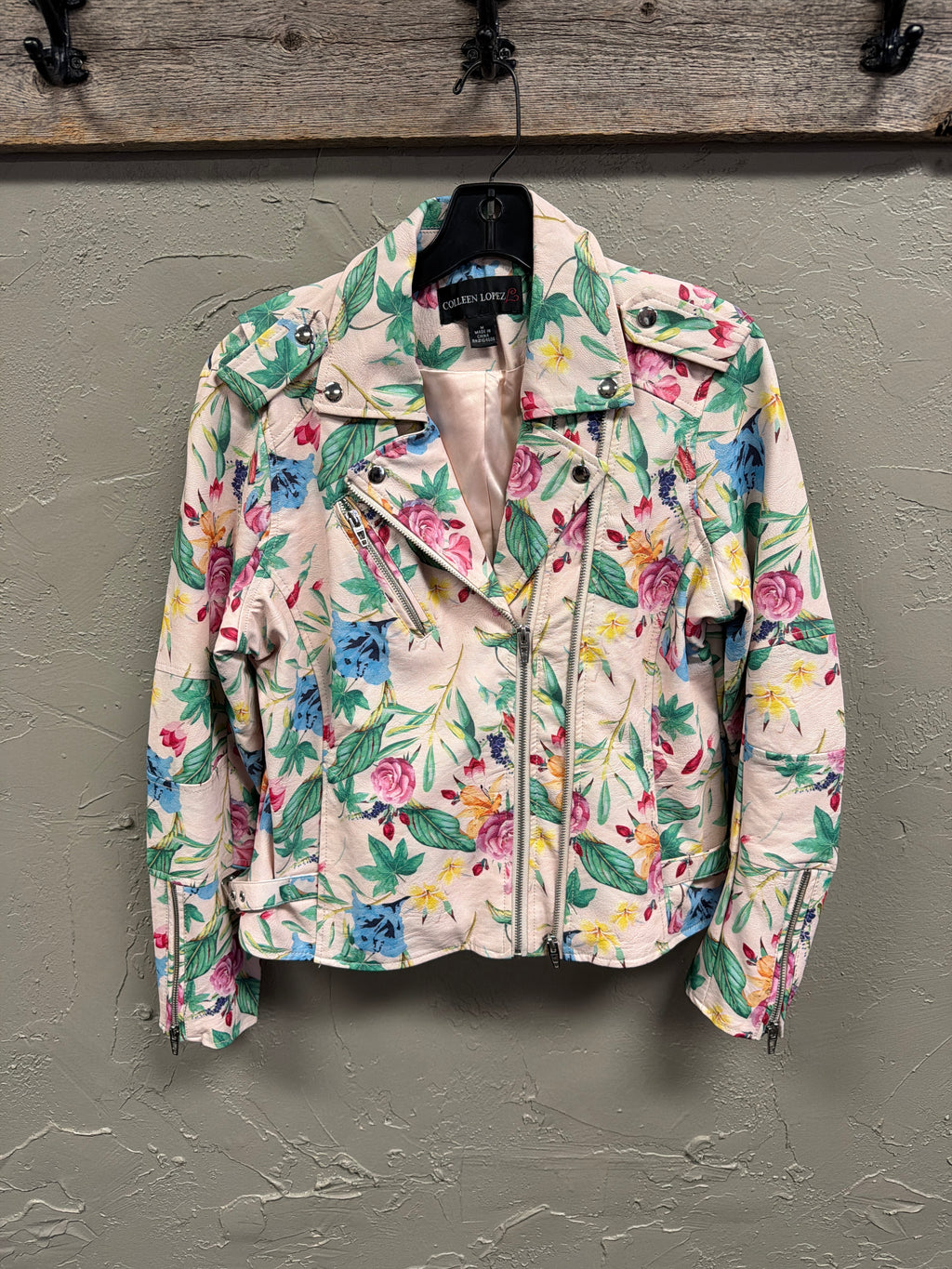 NWOT Colleen Lopez Floral Moto (org$111)