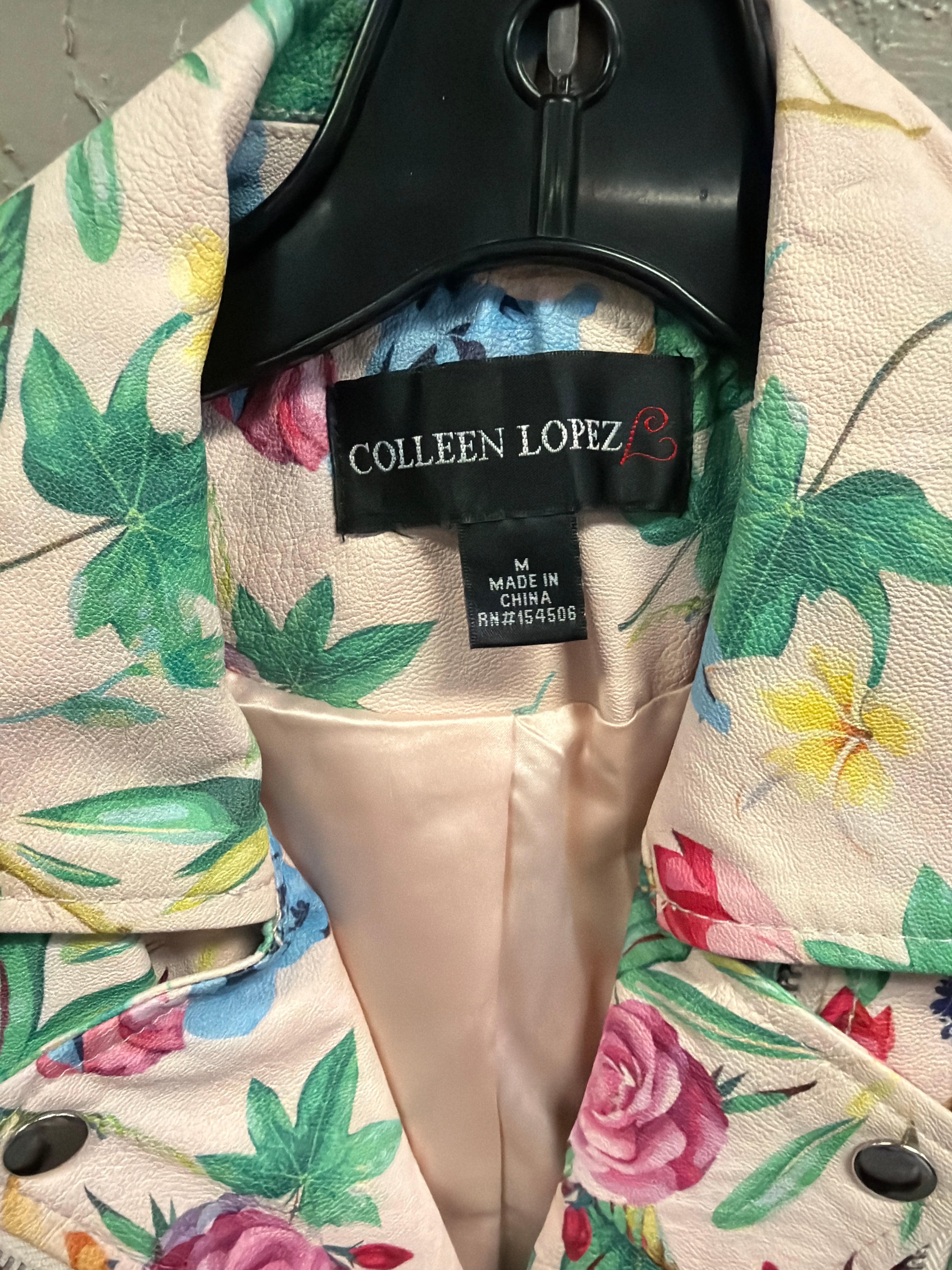 NWOT Colleen Lopez Floral Moto (org$111)