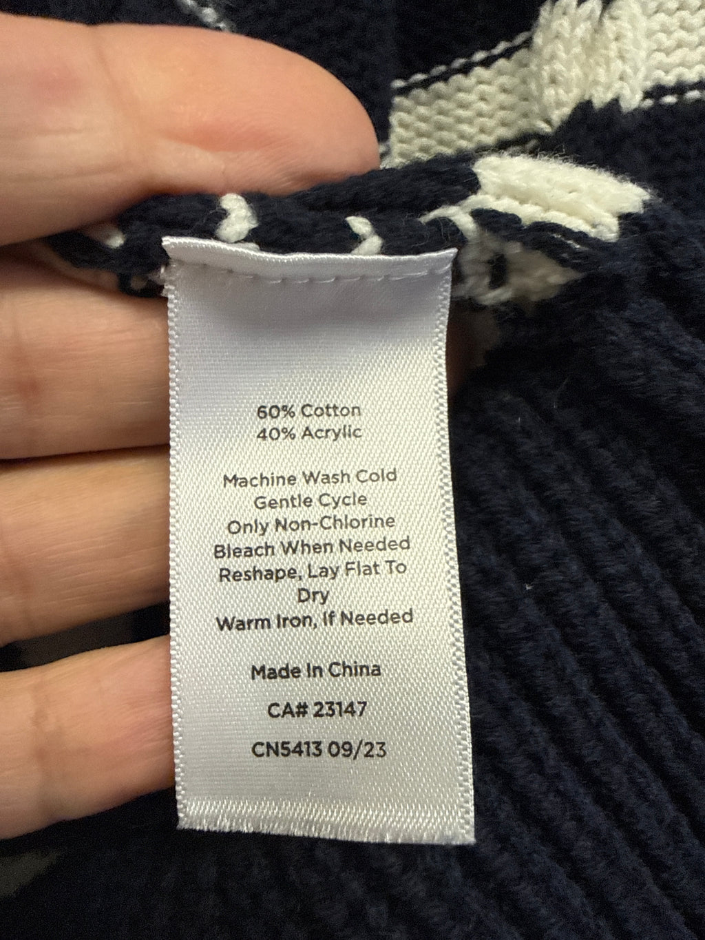 Talbots Sailor Collar Cardigan (org$99)
