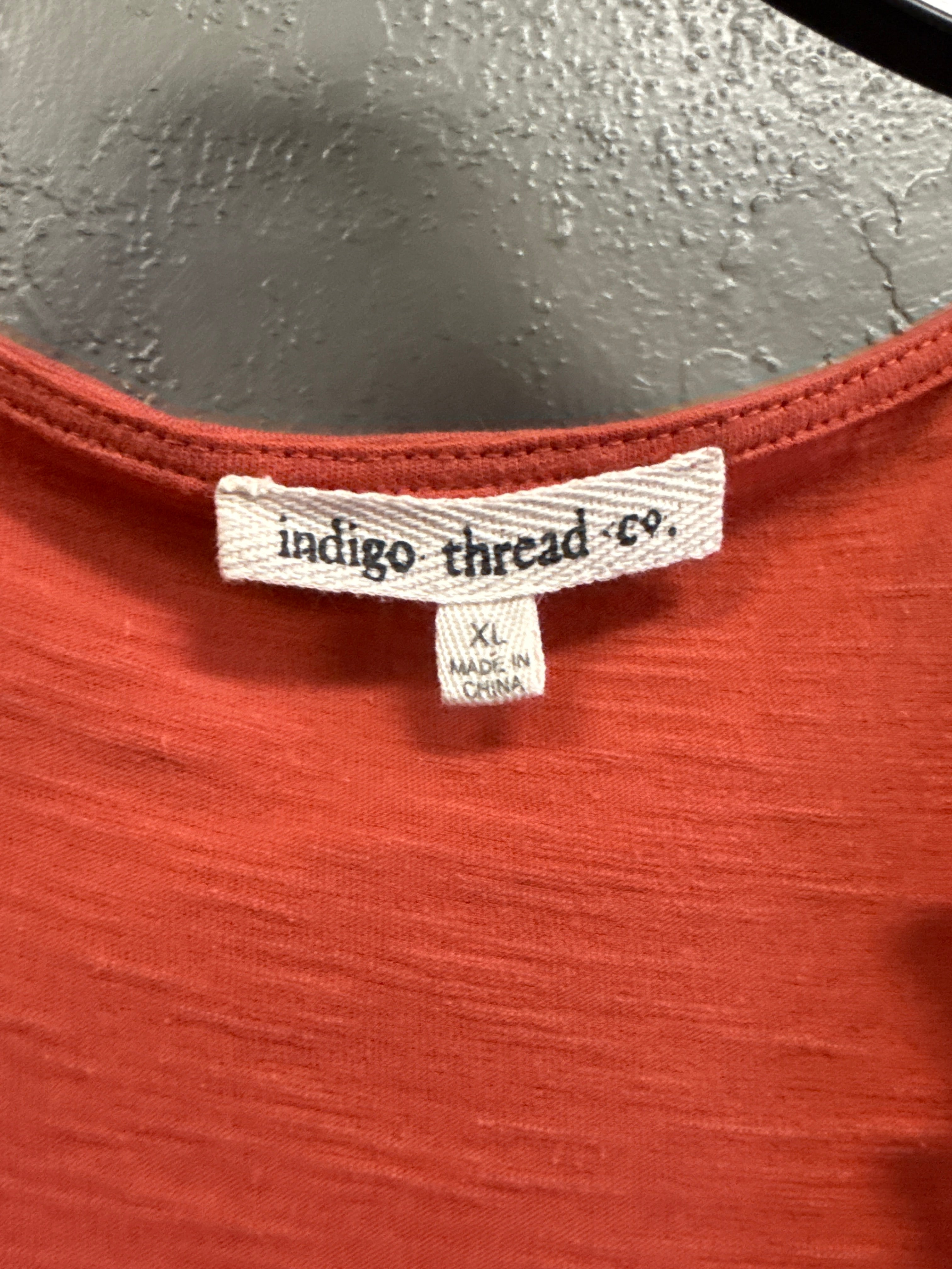 NWOT Indigo Thread Ruffled Hem Tank (org$50)
