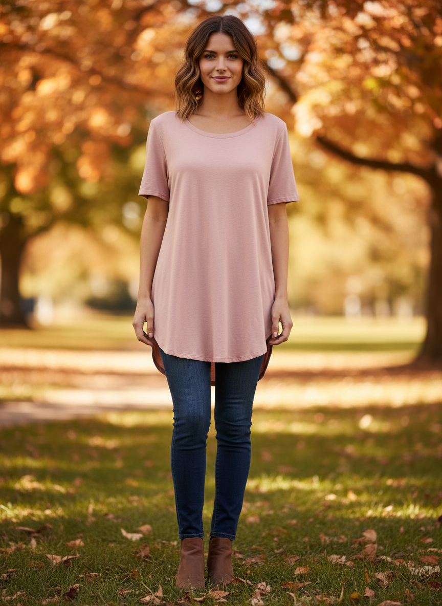 NWT Ambiance Tunic Tee