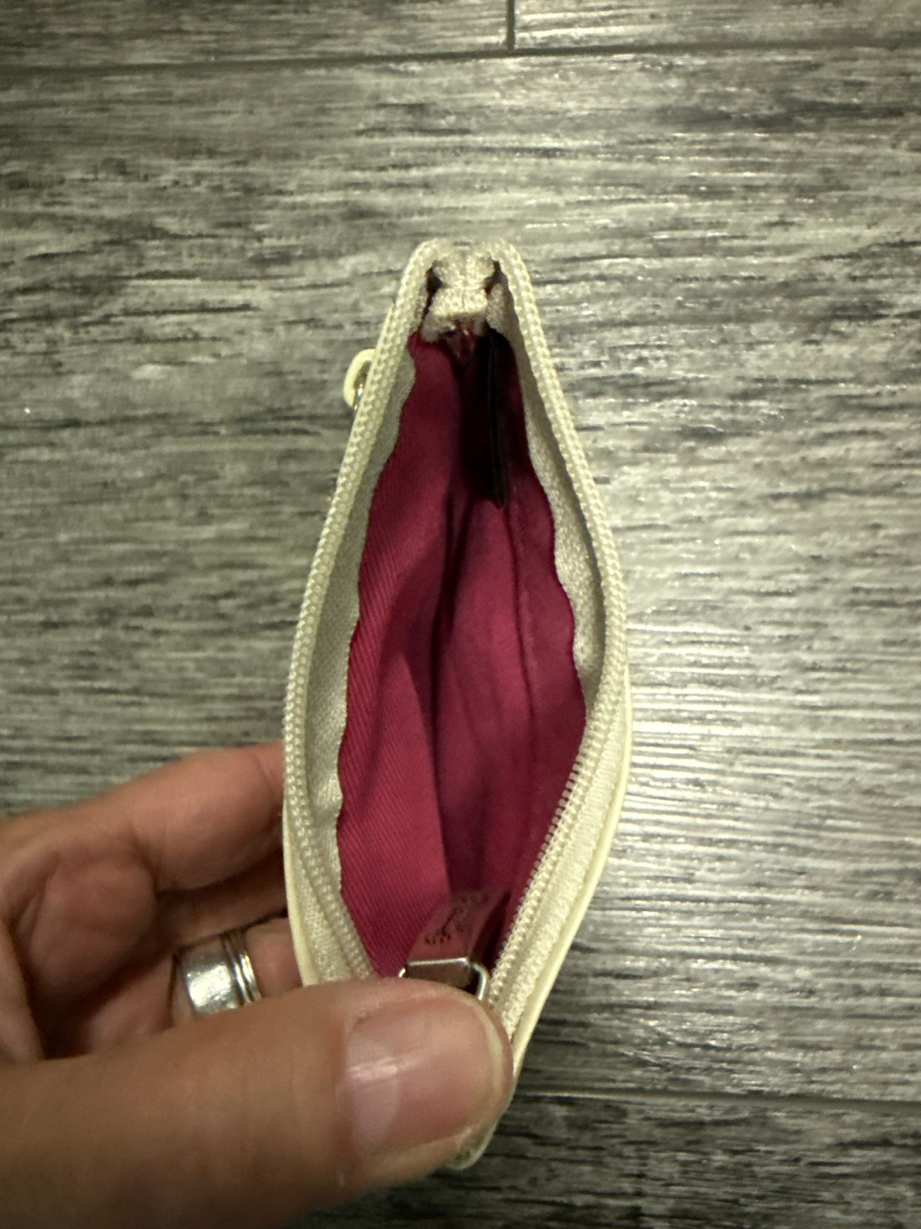Vtg Fossil Love Letter Coin Purse