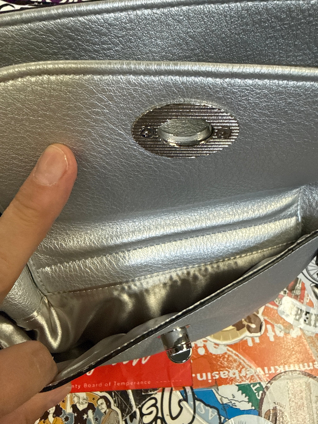 NWT Madi Studio Silver Crossbody (org$70)