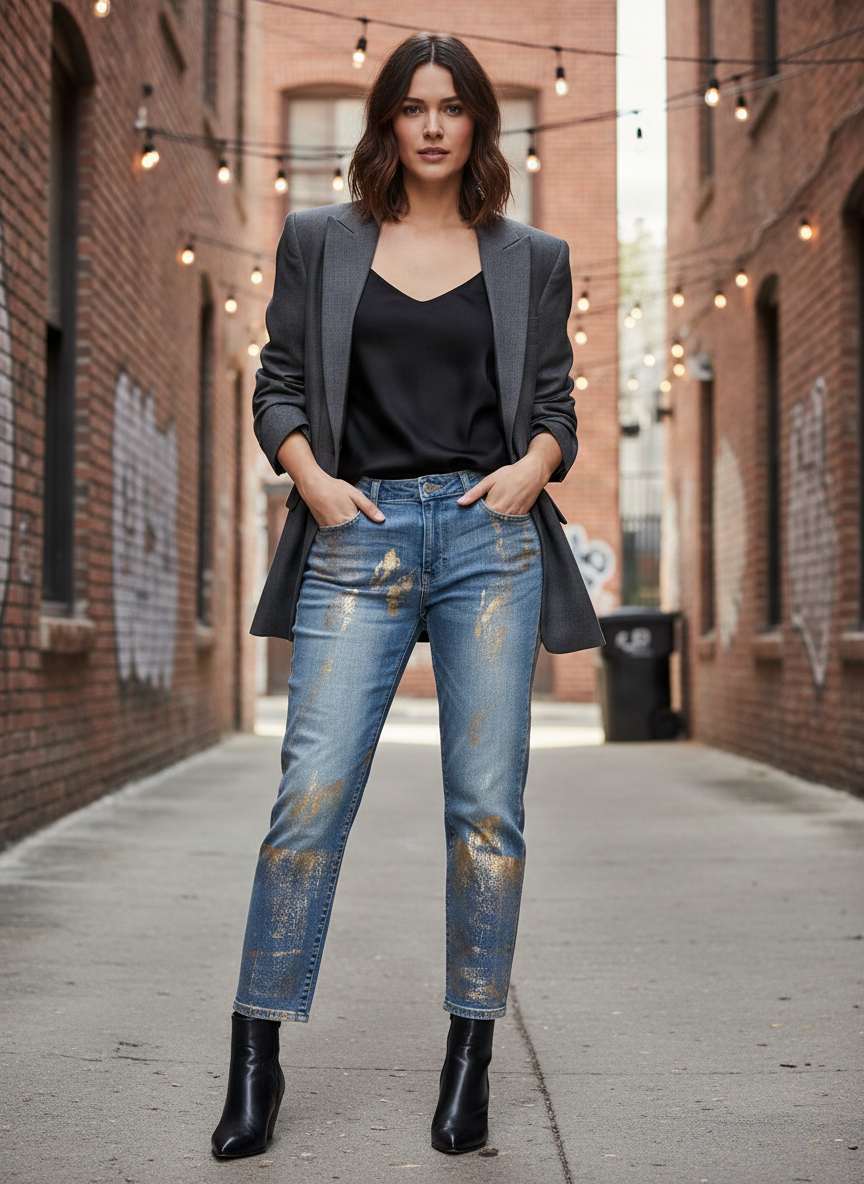 NWT NY&Co Soho Curvy Boyfriend (org$70)