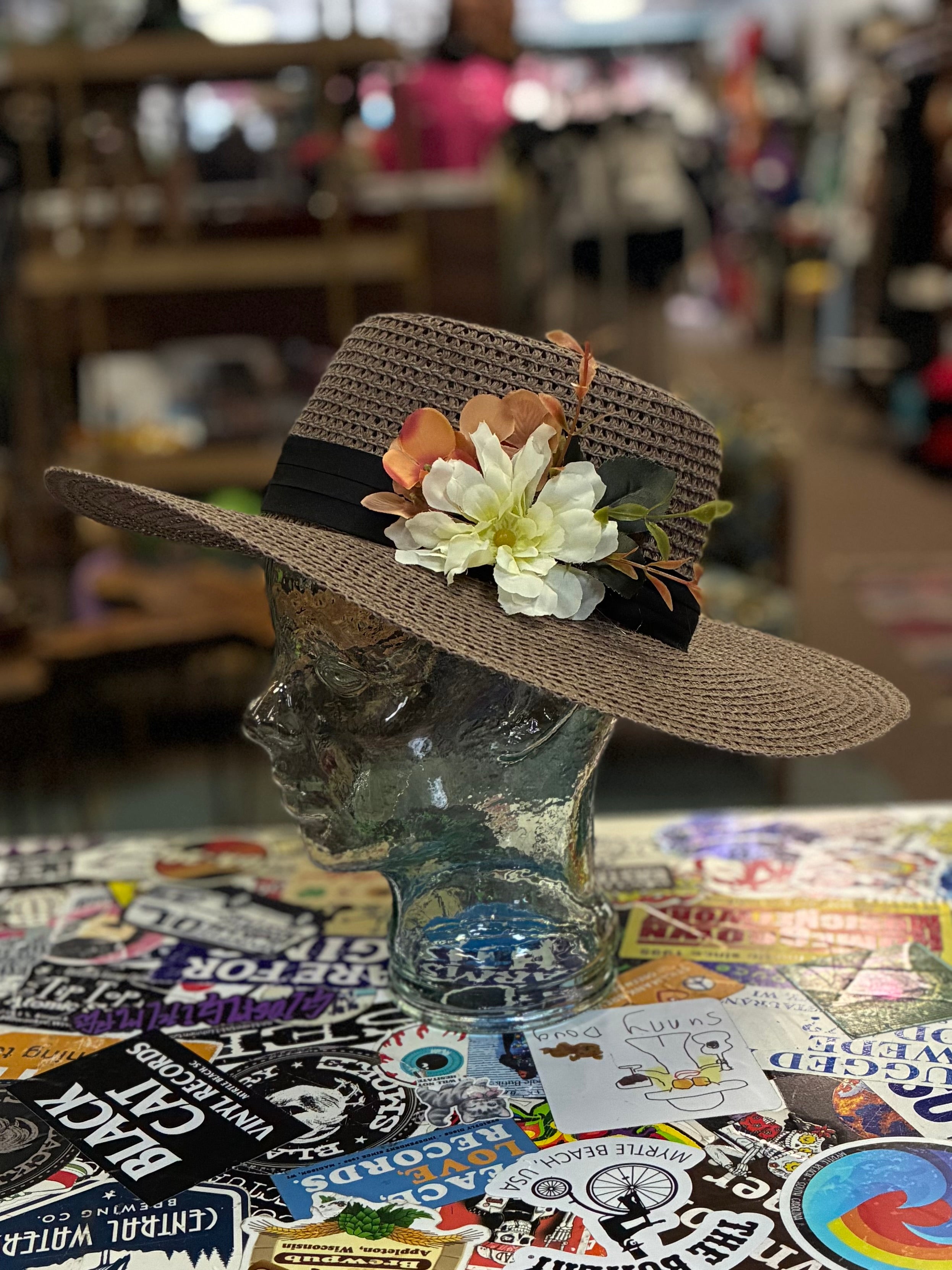 NWOT Straw Boater Hats