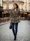 Luii Dbl Breasted Trench (org$148)