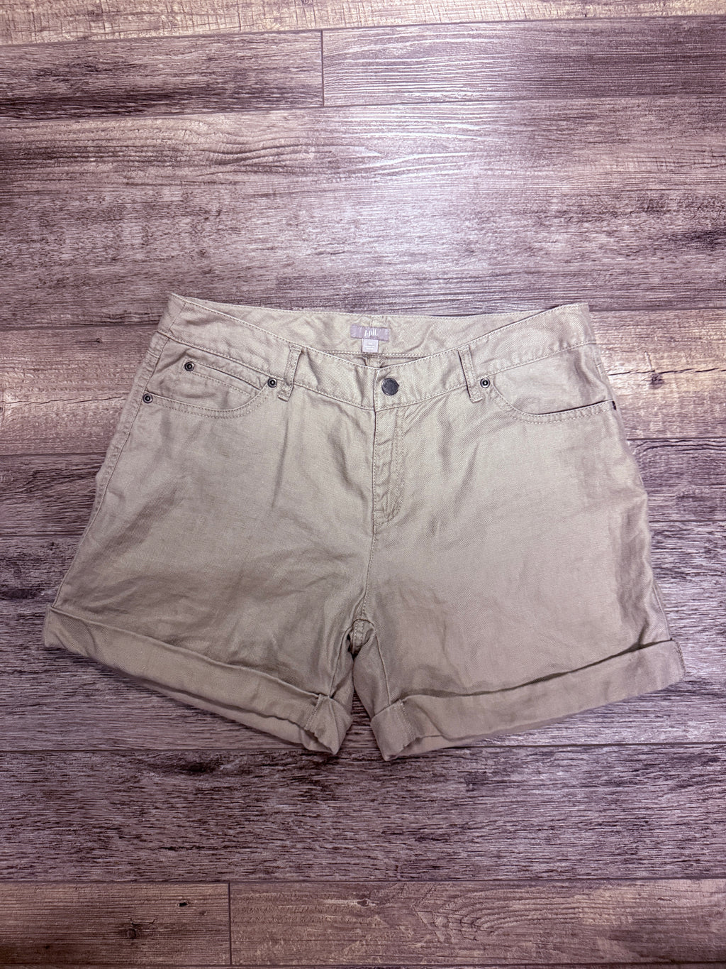 J Jill Cuffed Linen Shorts (org$79)