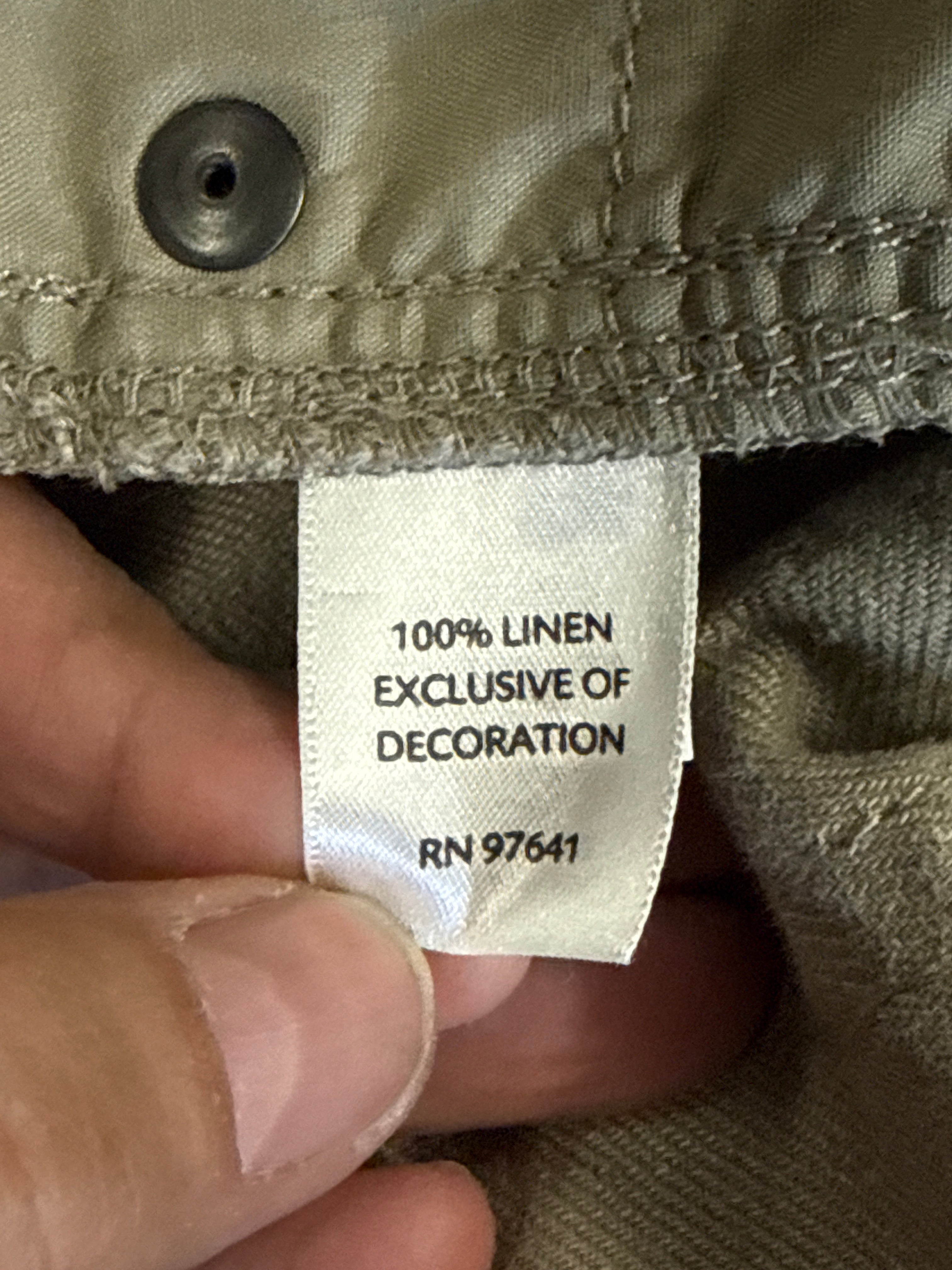 J Jill Cuffed Linen Shorts (org$79)