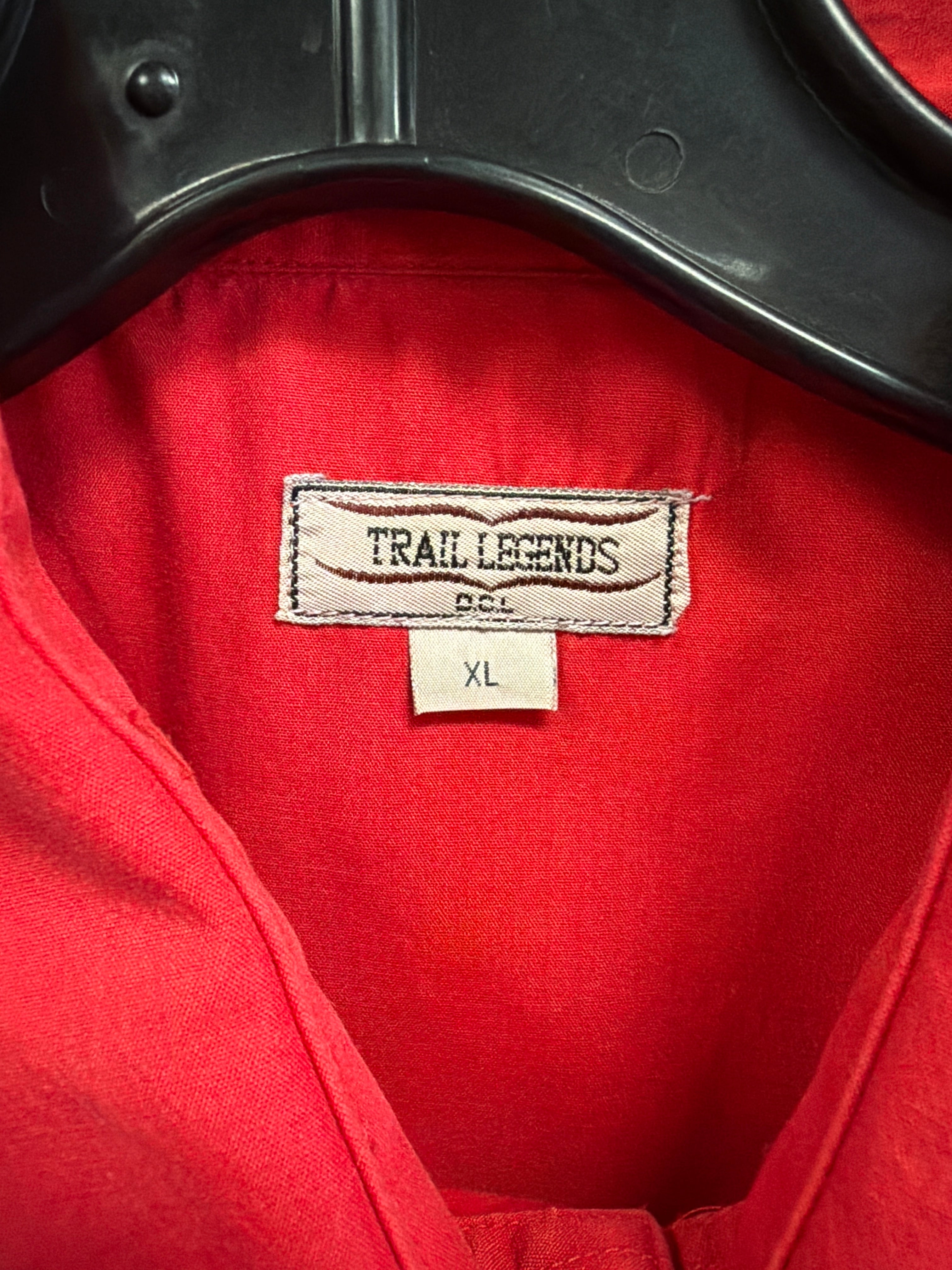 Vtg Trail Legends Western Shirt