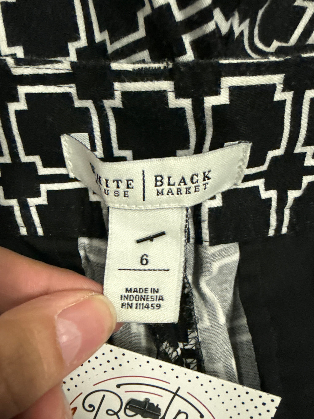 WHBM Geometric Print Short