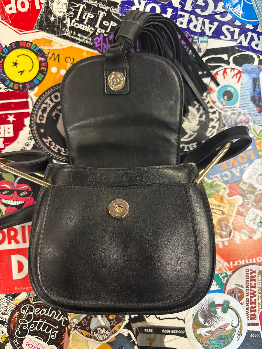 NWOT Braided Saddle Bag