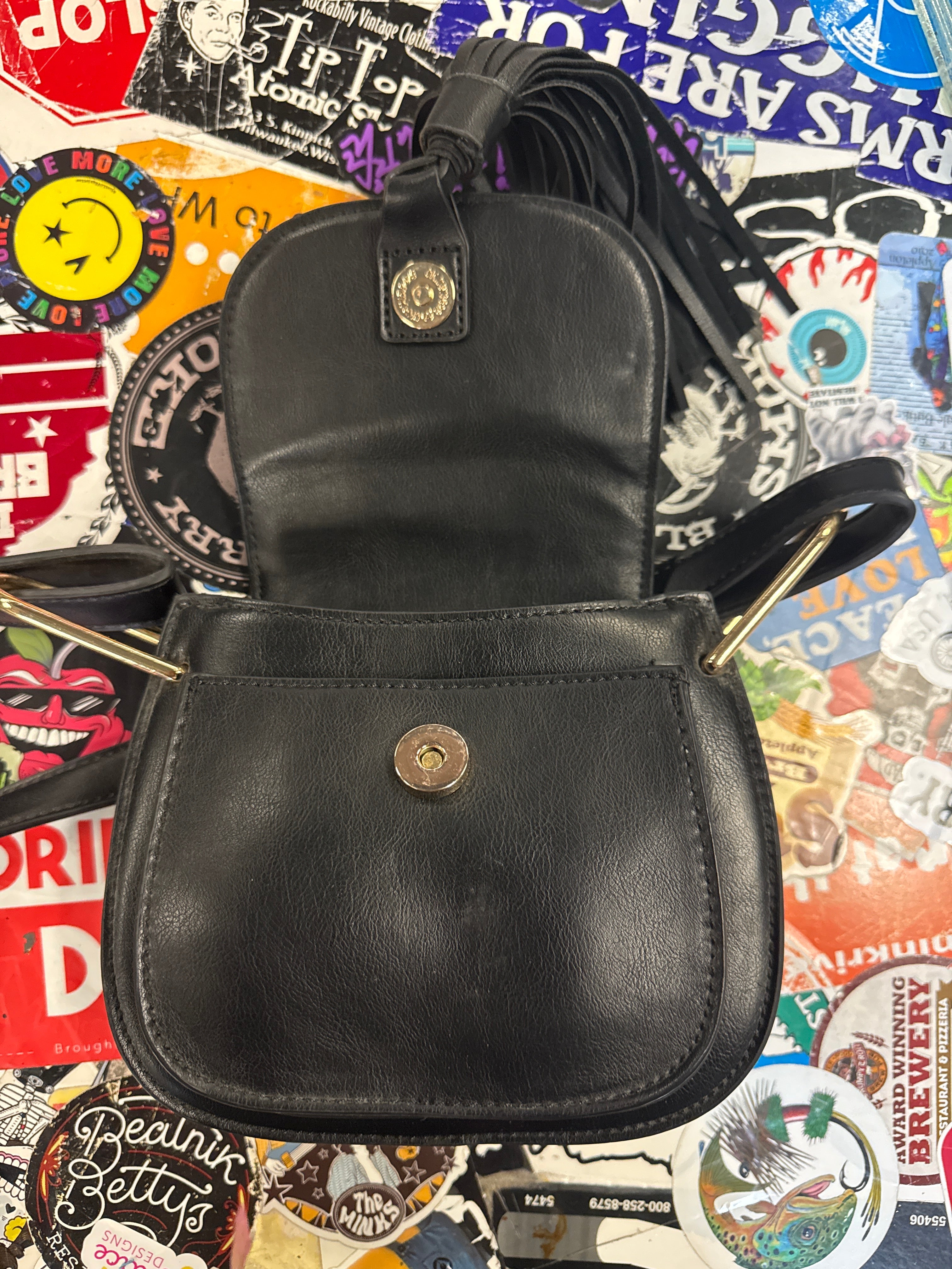 NWOT Braided Saddle Bag