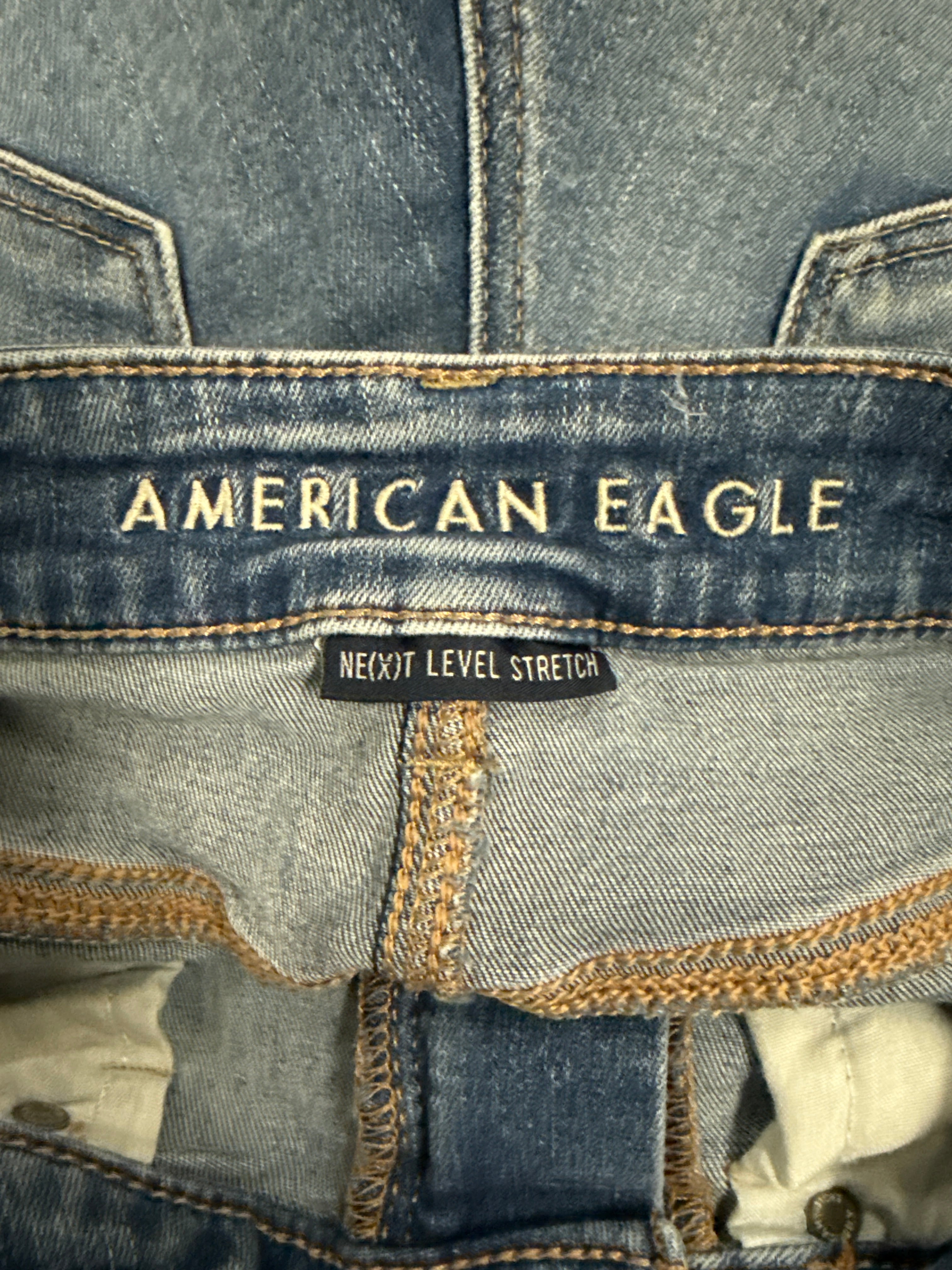 AEO Distressed Denim Shorts (org$60)