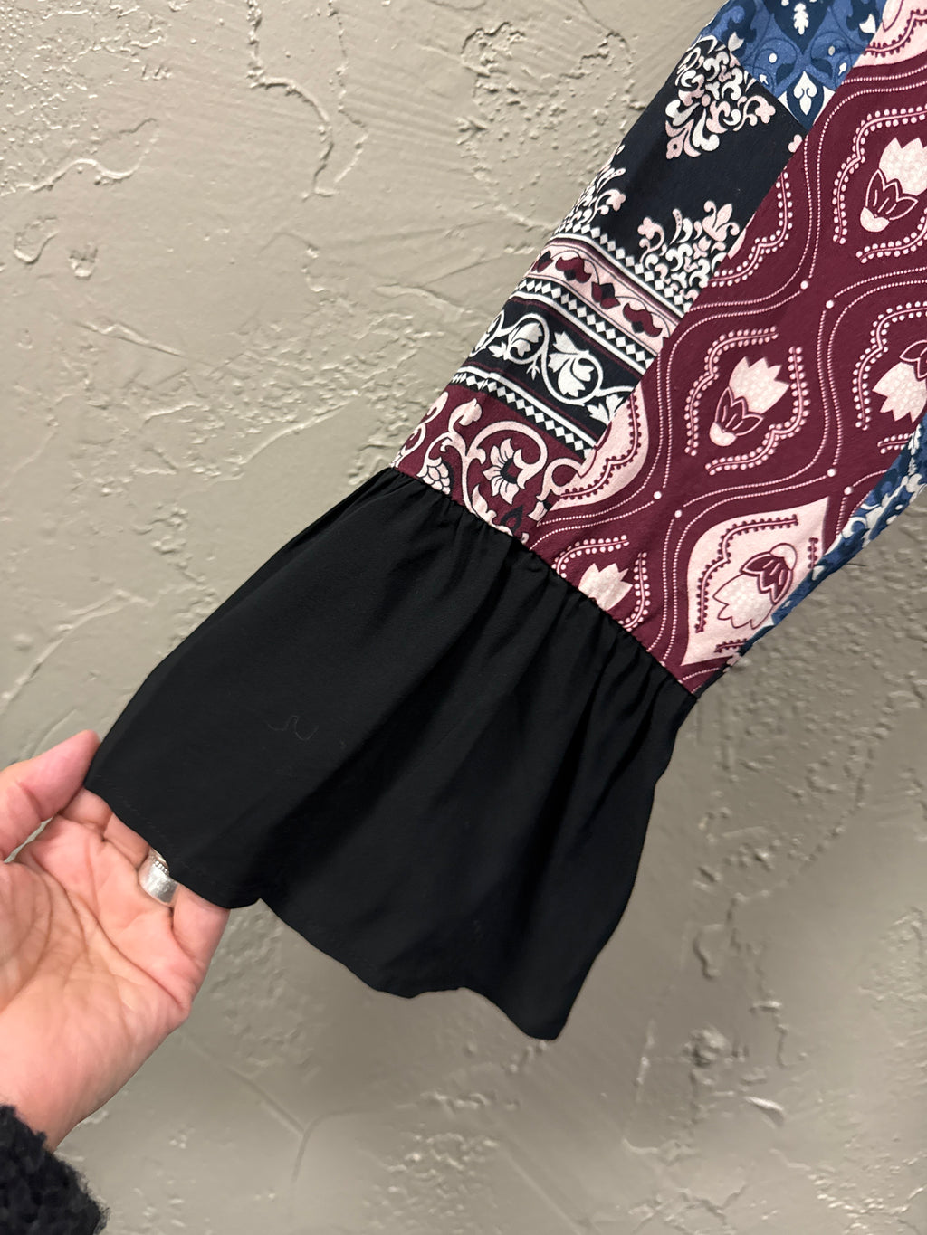 NWOT Indigo Thread Patchwork Maxi (org$88)