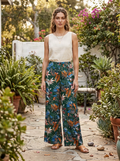 NWOT mod/x Tropical Print Pant (org$65)