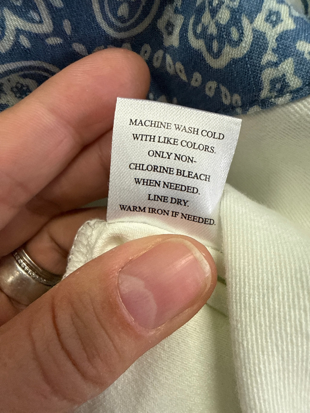 NWOT Indigo Thread Bandana Patchwork Shirt (org$78)