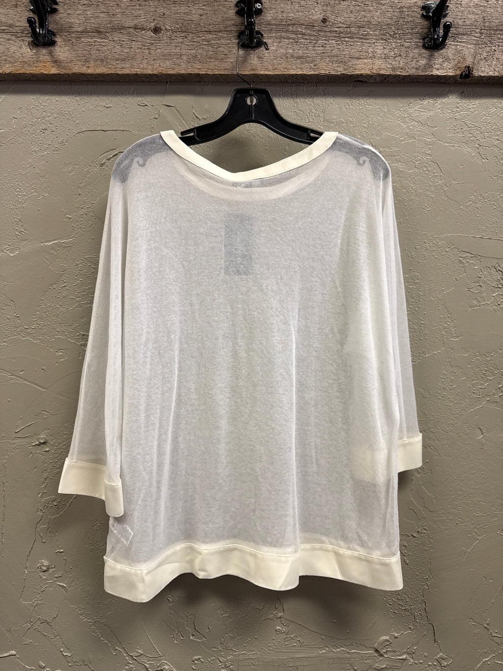 NWT Lafayette 148 Sheer Mesh Top (org$348)