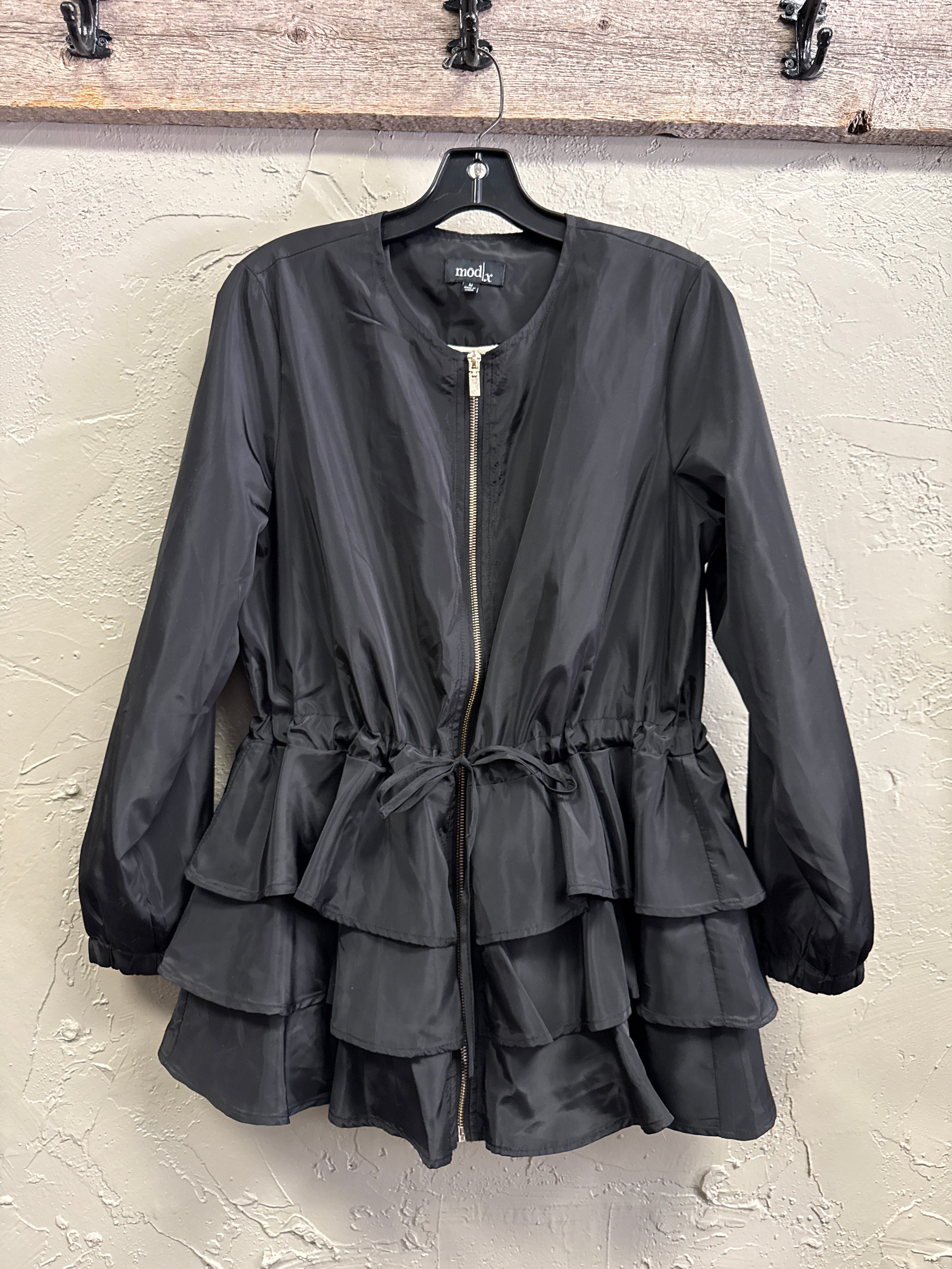 NWOT mod/x Ruffle Peplum Jacket (org$78)
