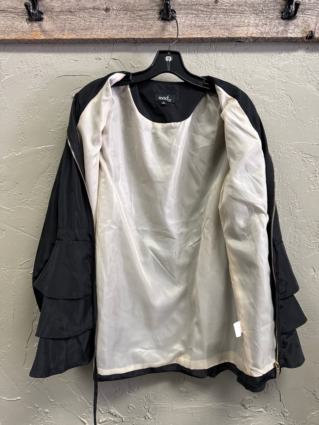 NWOT mod/x Ruffle Peplum Jacket (org$78)