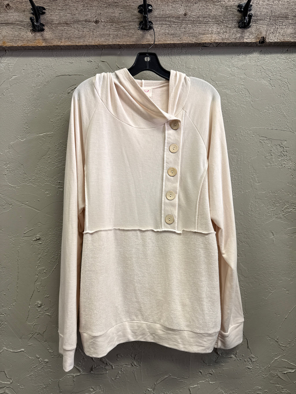 NWT Sugarfox Cowl Neck Hoodie (org$60)