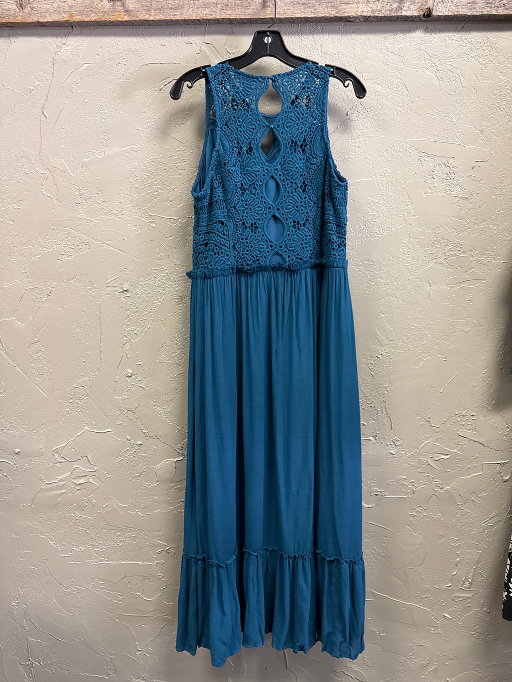 NWOT Indigo Thread Sleeveless Maxi Dress (org$80)