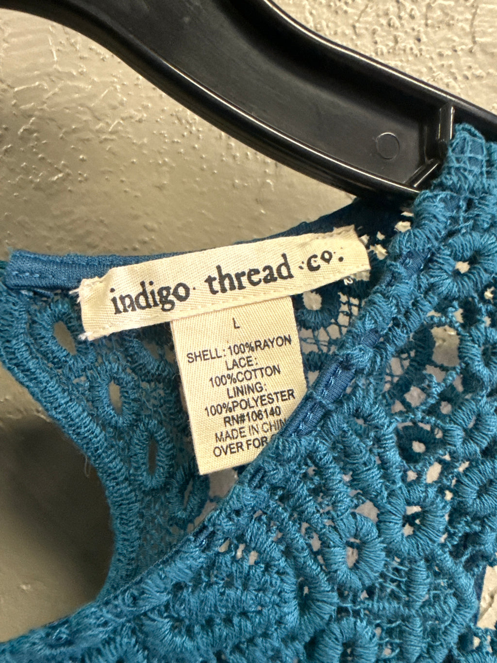 NWOT Indigo Thread Sleeveless Maxi Dress (org$80)
