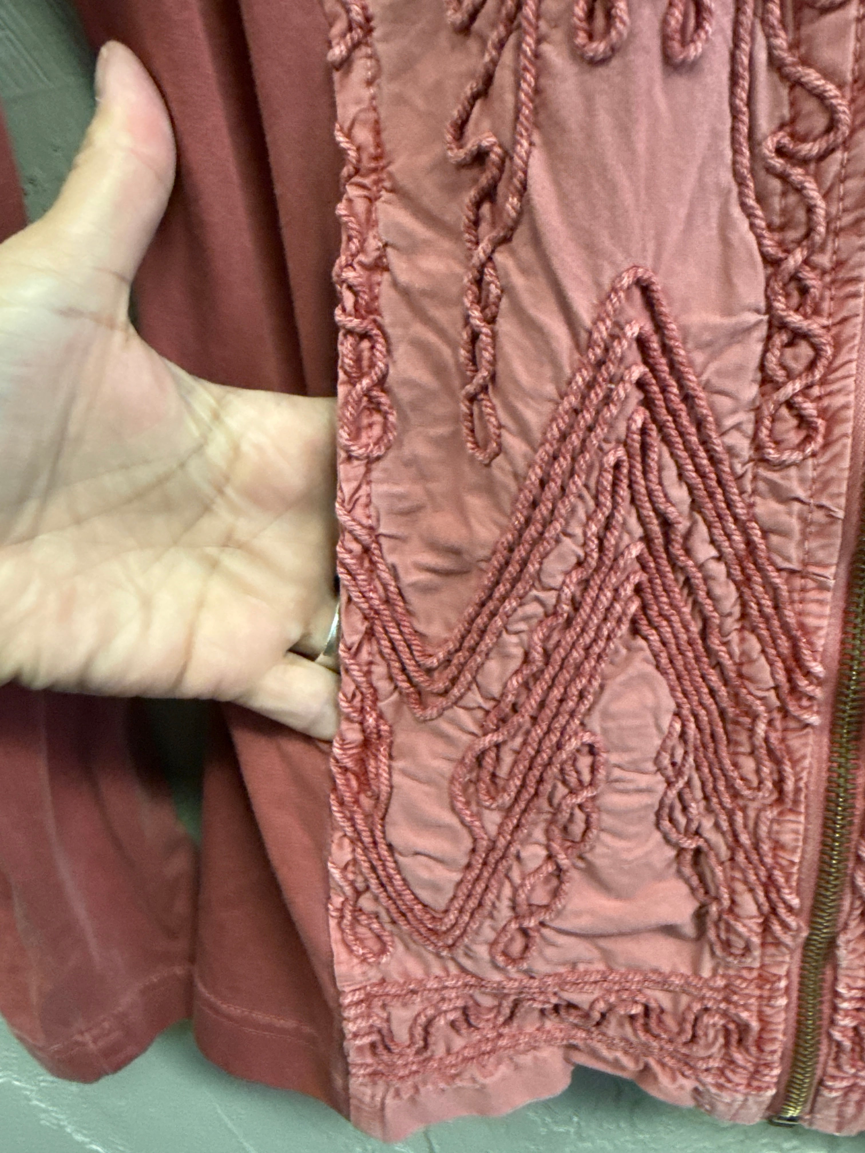 XCVI Embroidered Boho Jacket (org$140)