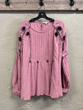 NWOT Indigo Thread Boho Cotton Top