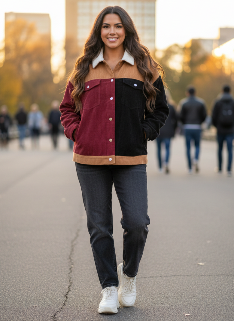 NWT Entro Colorblock Jacket (org$48)