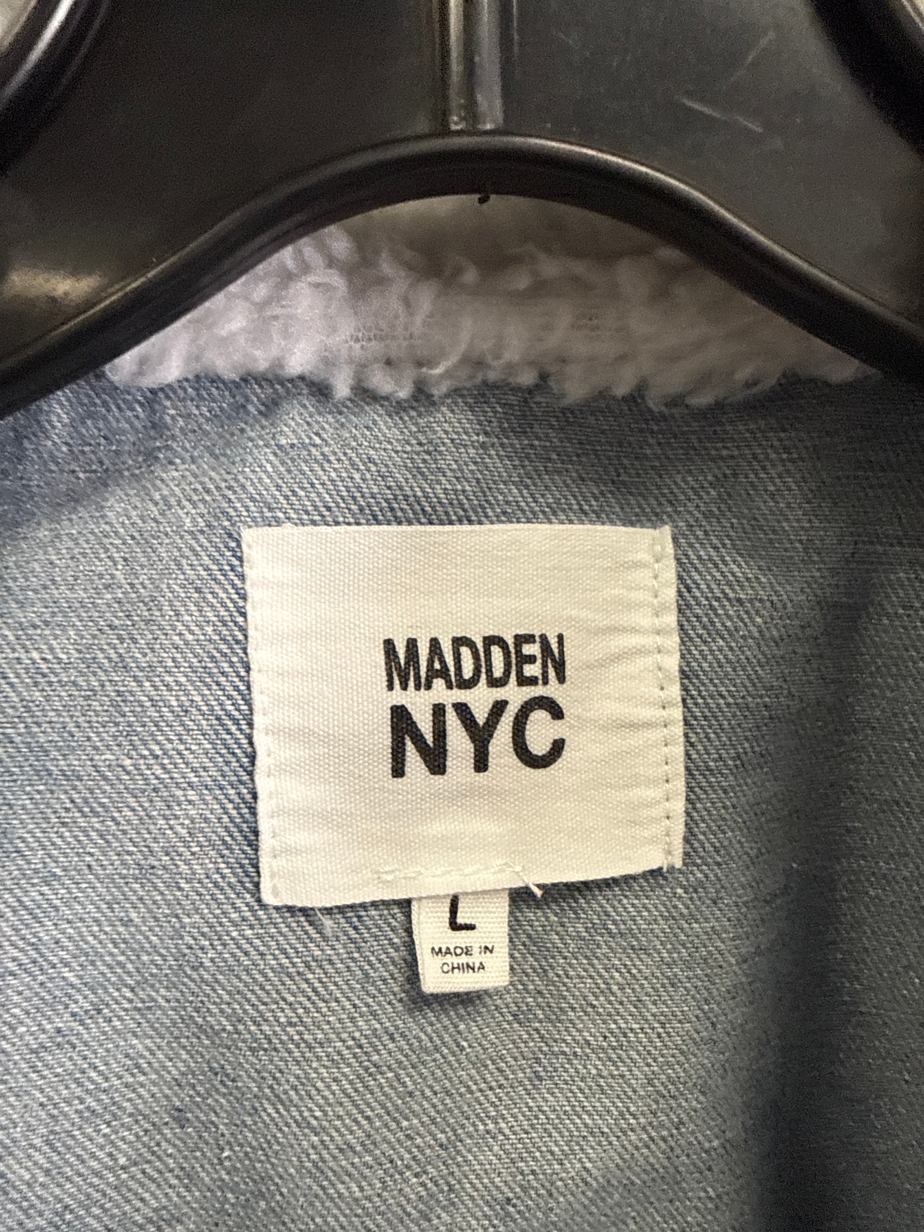 NWT Madden Crop Denim Vest