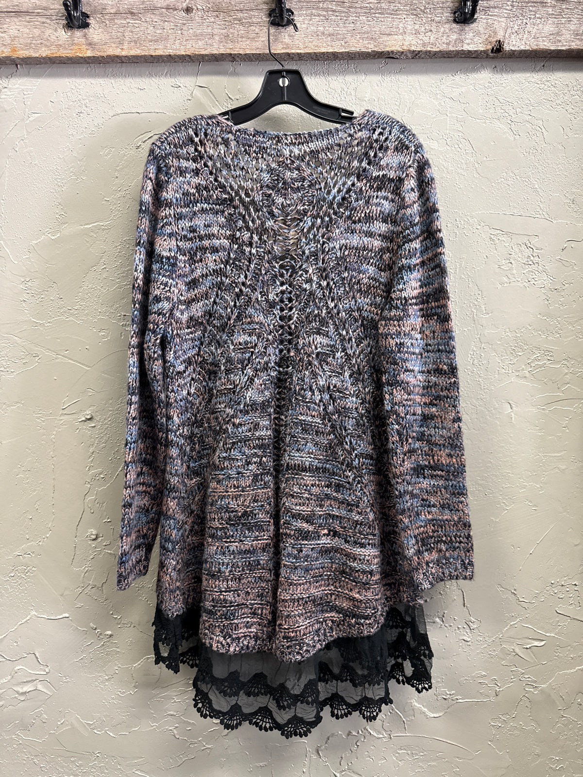 NWT Ryu Marled Knit Tunic Sweater (org$76)