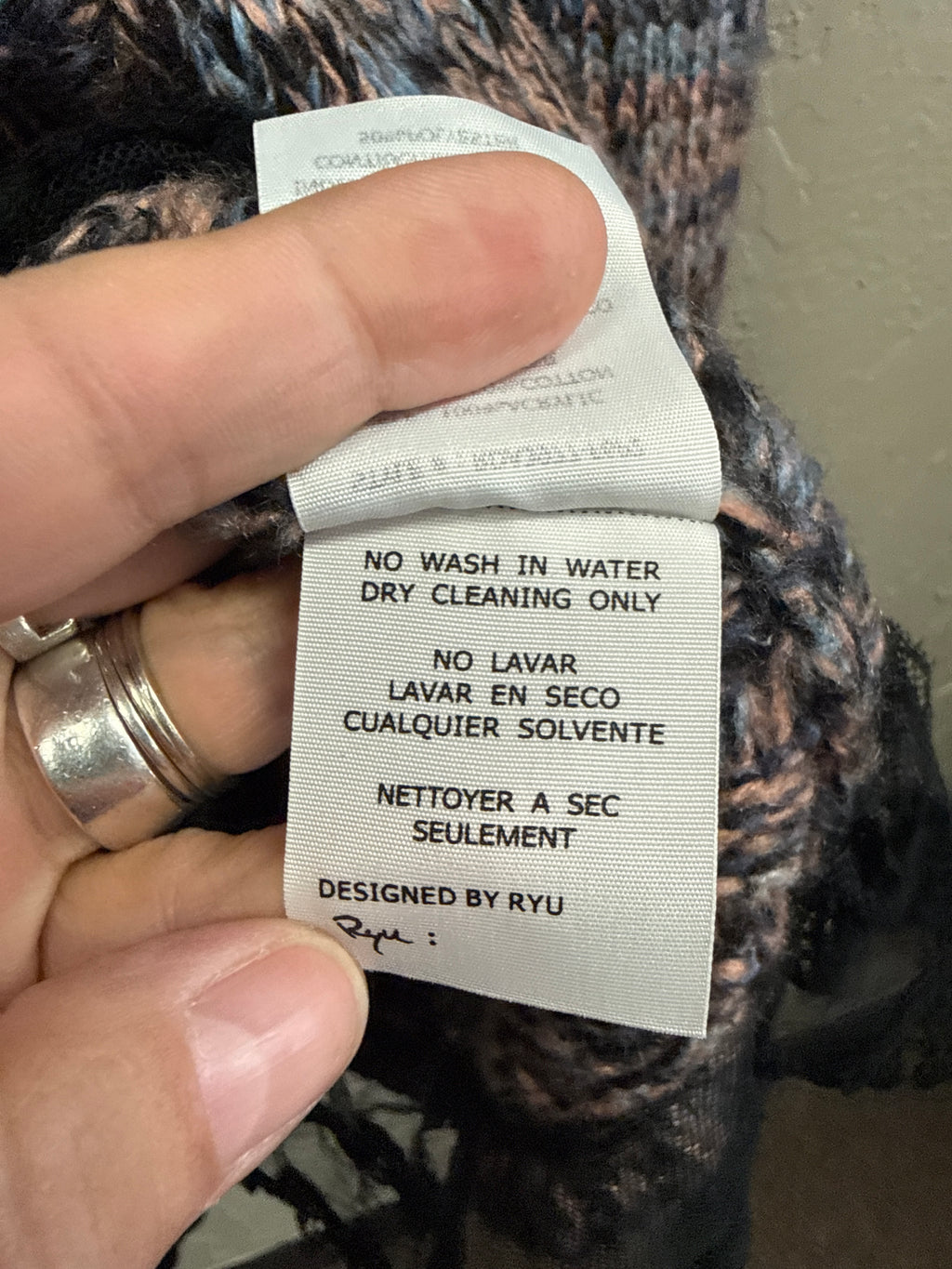 NWT Ryu Marled Knit Tunic Sweater (org$76)