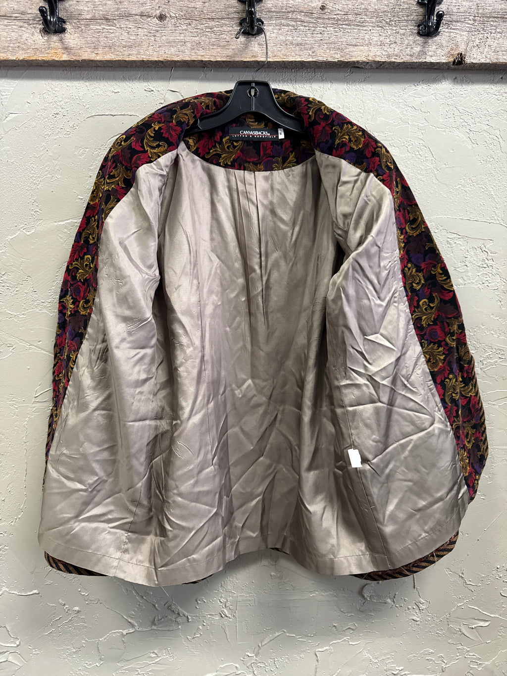 Vtg Canvasbacks Tweed Blazer