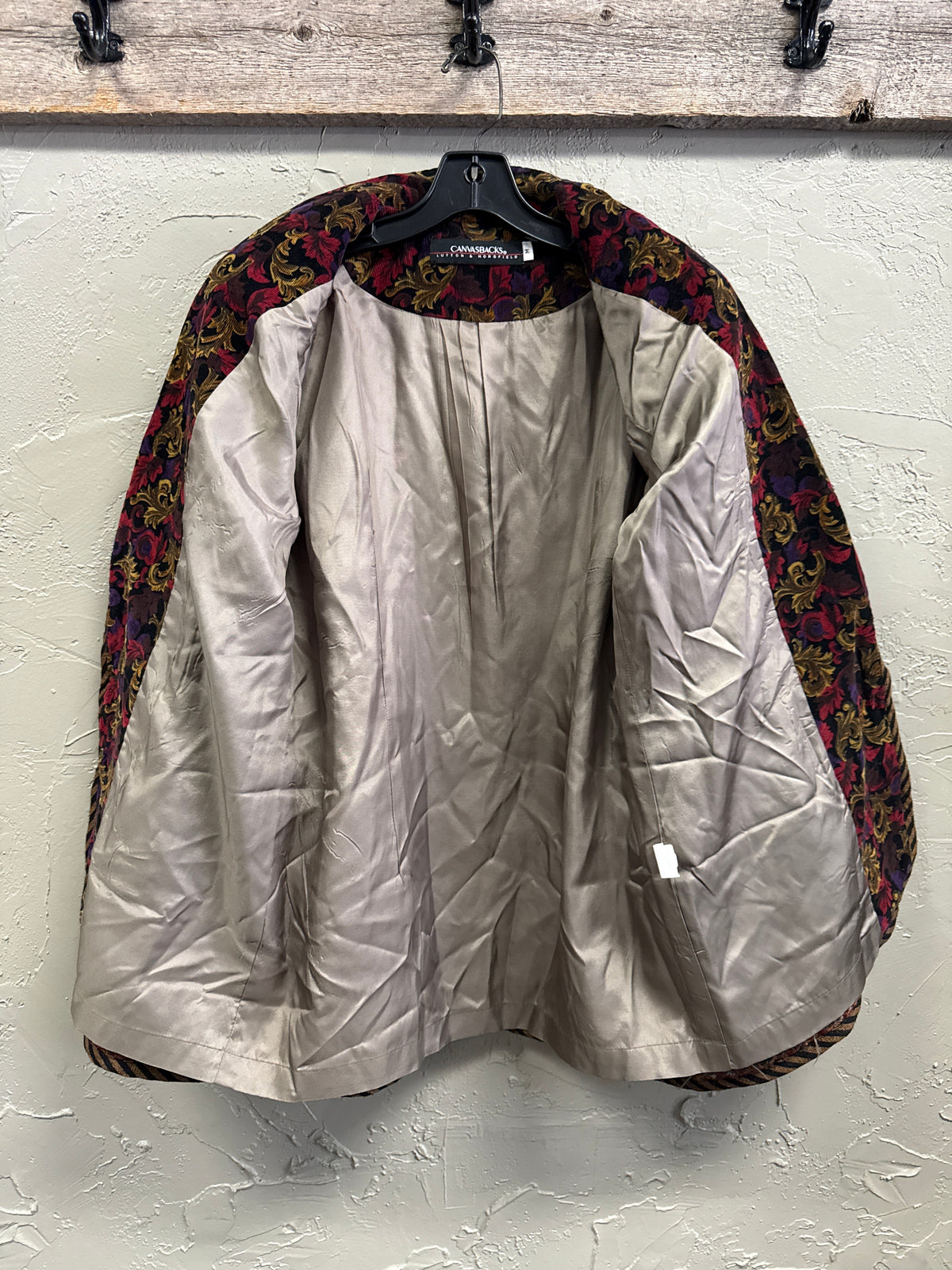 Vtg Canvasbacks Tweed Blazer