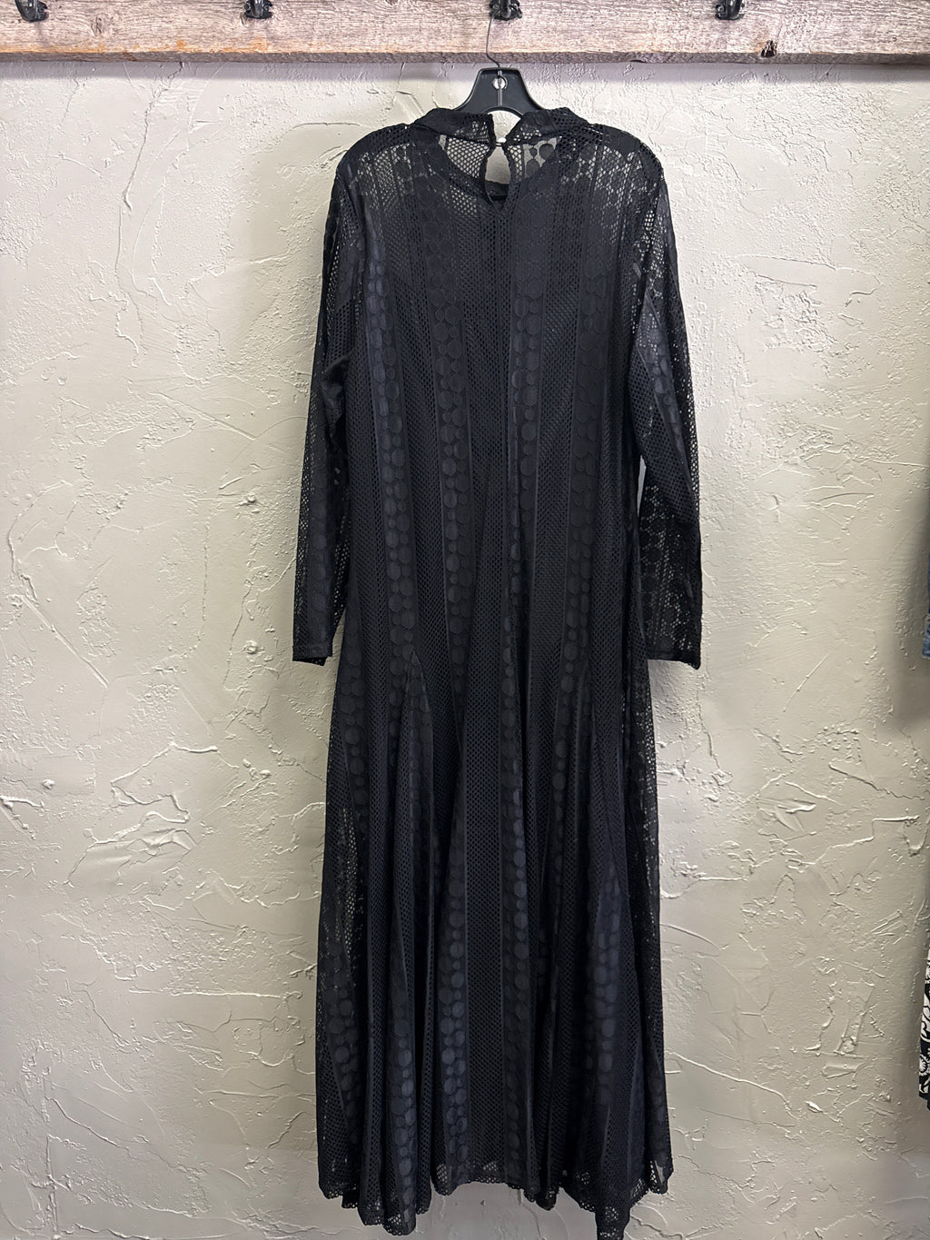 Lace Flared Maxi Gown