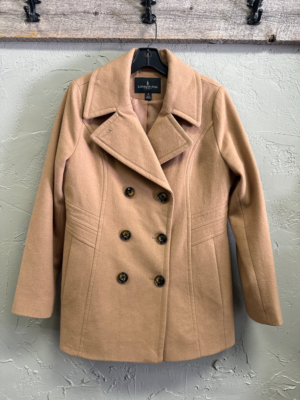 London Fog Wool Blend Peacoat