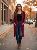 Katch Me Open-Front Cardigan