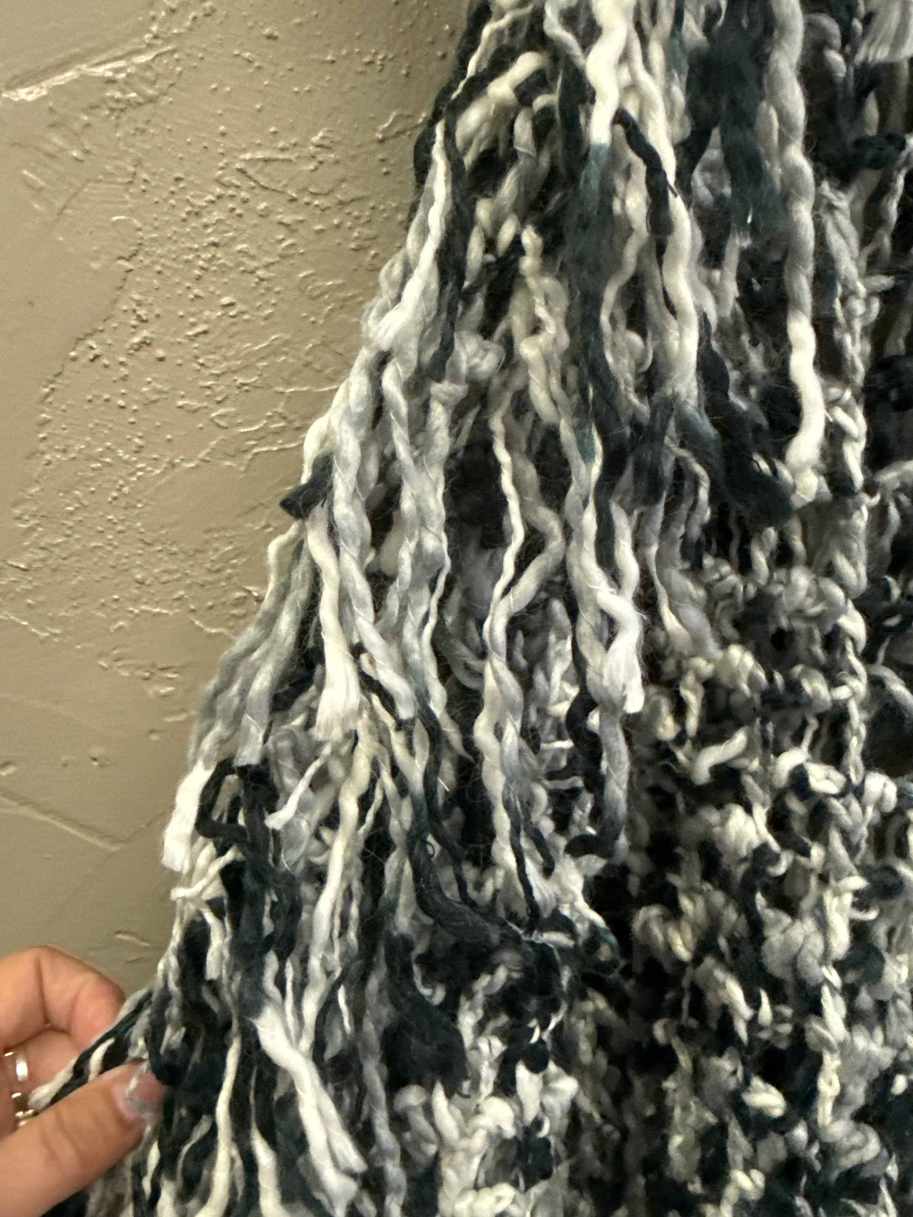 NWOT Indigo Thread Shag Knit Vest (org$88)