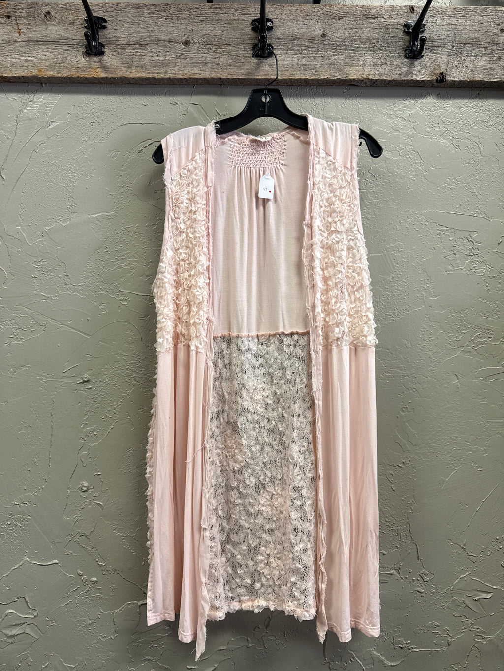 NWT POL Romantic Ruffle Vest (org$47)